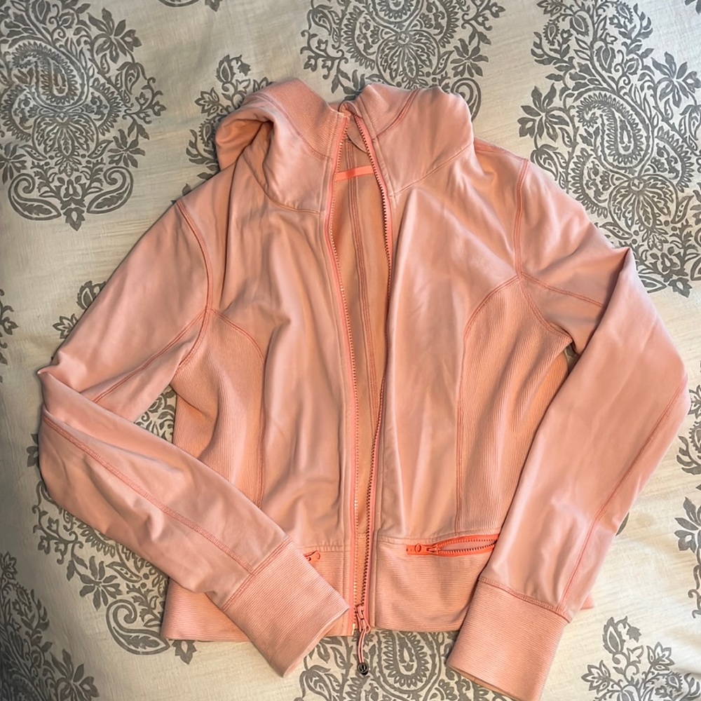 Light Pink Lululemon Scuba hoodie